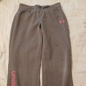 Under Armour lg youth grey pants